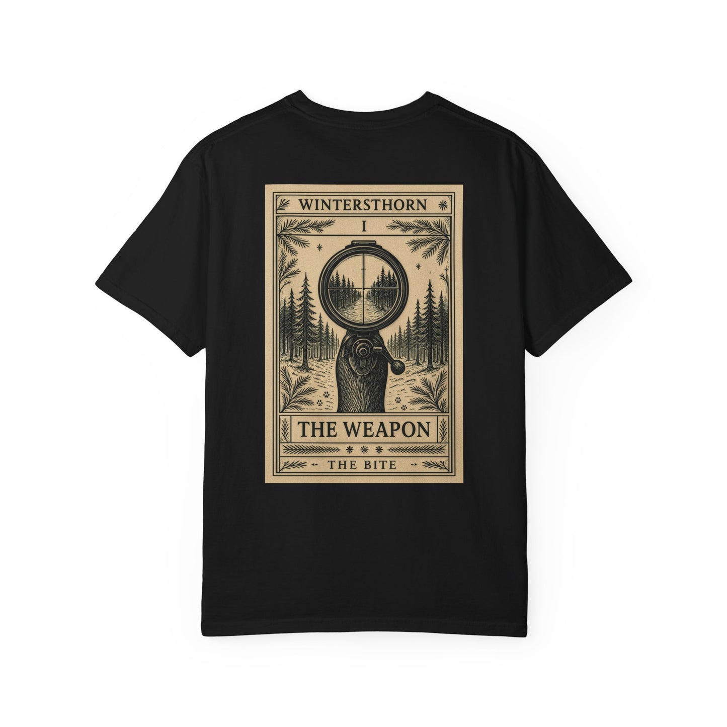 The Bite - 'The Weapon (I)' Tarot Card T-Shirt